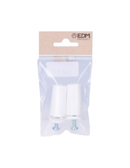 Topes para persiana blanco 40 mm largo, 2 unidades
