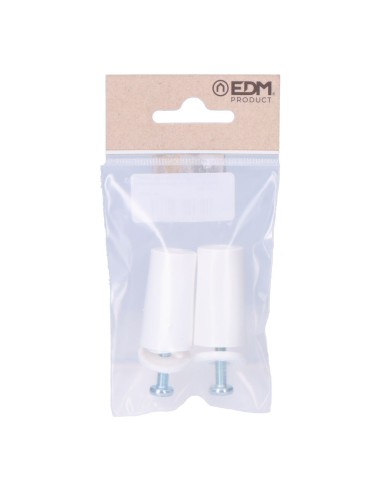 Topes para persiana blanco 40 mm largo, 2 unidades