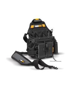 Bolso portaherramientas oficial electricista + correa hombro tb-ct-114 toughbuilt