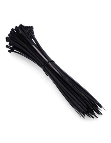Bridas negras 4,8 x 300 mm nylon alta calidad (bolsa 100 unid.)