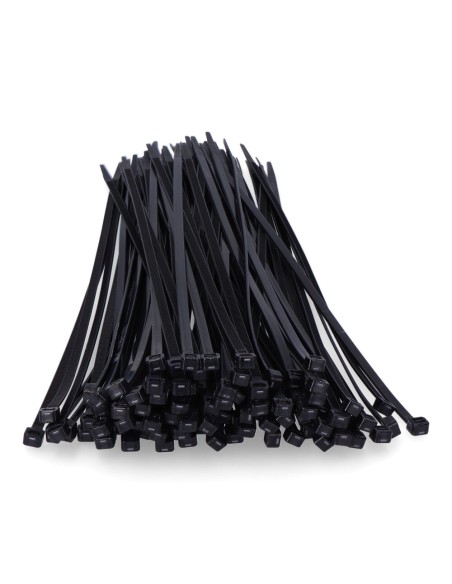 Bridas negras 4,8 x 300 mm nylon alta calidad (bolsa 100 unid.)