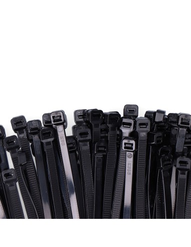 Bridas negras 4,6 x 200 mm nylon alta calidad...