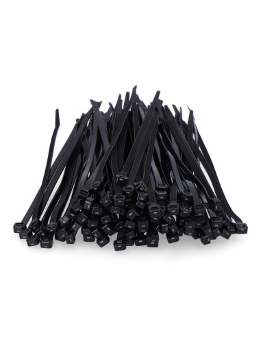 Bridas negras 4,6 x 200 mm nylon alta calidad...