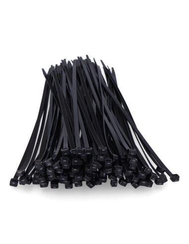 Bridas negras 7.6 x 300 mm nylon alta calidad...