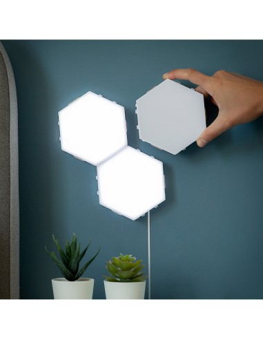 Paneles de led modulares magnéticos y táctiles,...