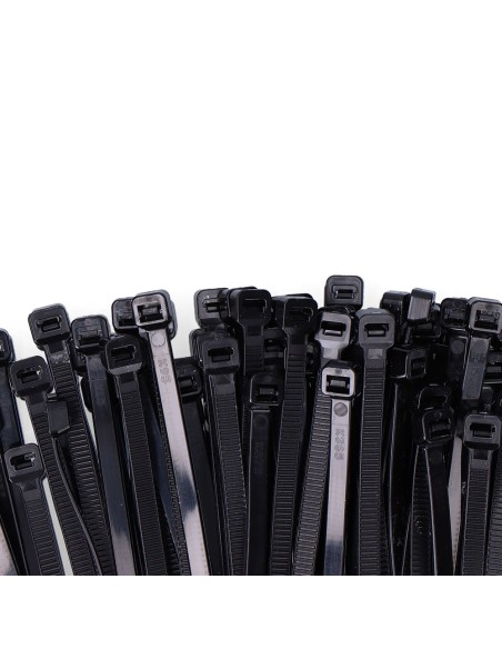 Bridas negras 4,8 x 250 mm nylon alta calidad (bolsa 100 unid.)