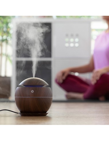 Humidificador difusor de aromas dark walnut