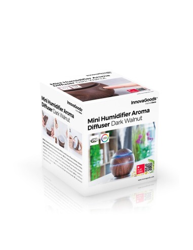 Humidificador difusor de aromas dark walnut