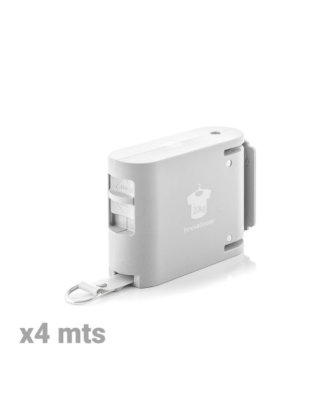 Tendedero retráctil raclox , tendido 4 m