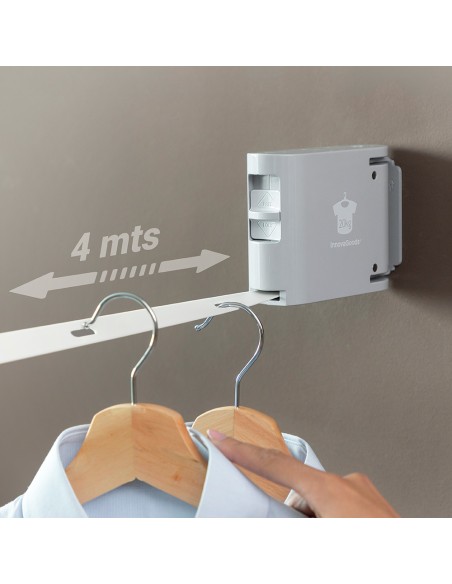 Tendedero retráctil raclox , tendido 4 m