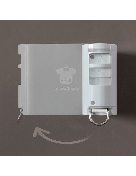 Tendedero retráctil raclox , tendido 4 m