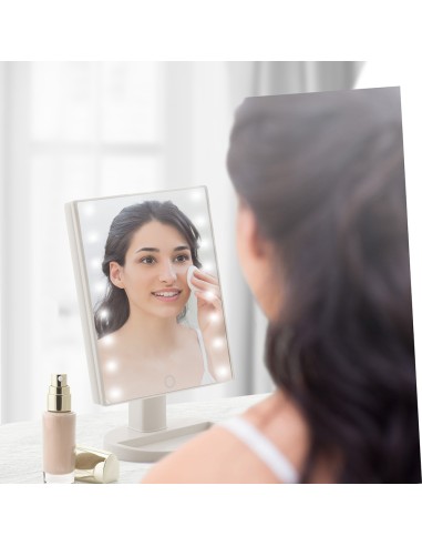 Espejo led táctil de sobremesa