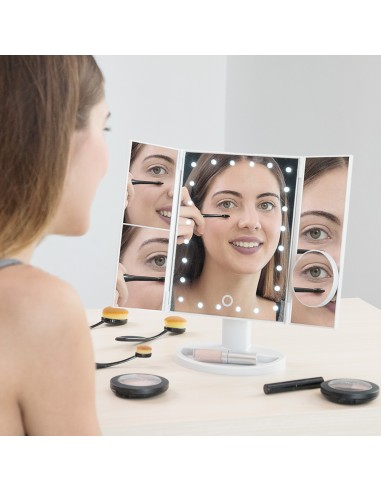 Espejo led de aumento 4 en 1