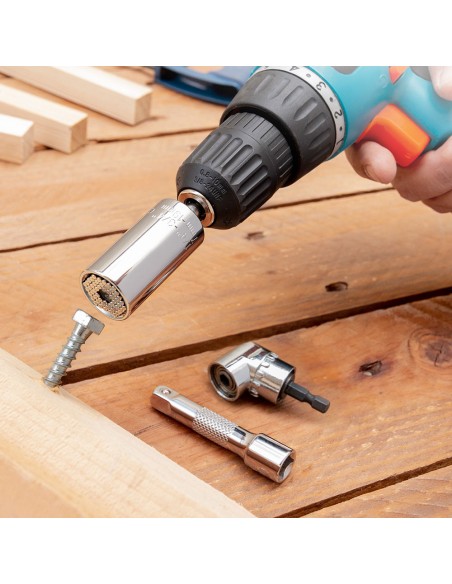 Llave de vaso universal con accesorios uniscrew innovagoods