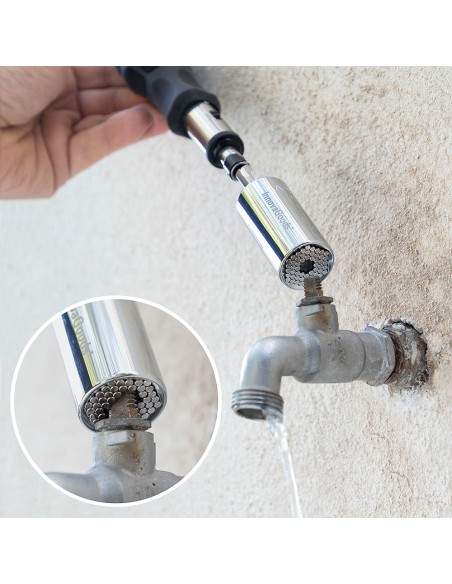 Llave de vaso universal con accesorios uniscrew innovagoods