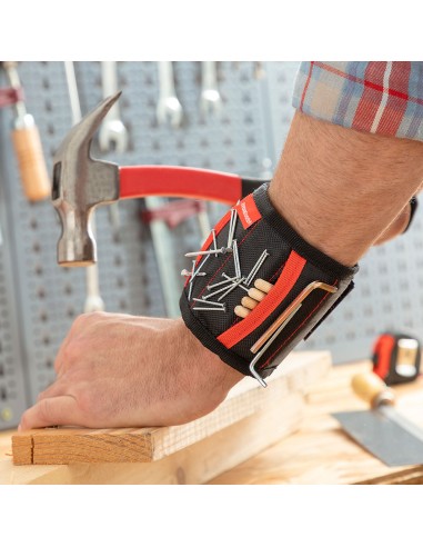 Muñequera magnética para bricolaje wristool...