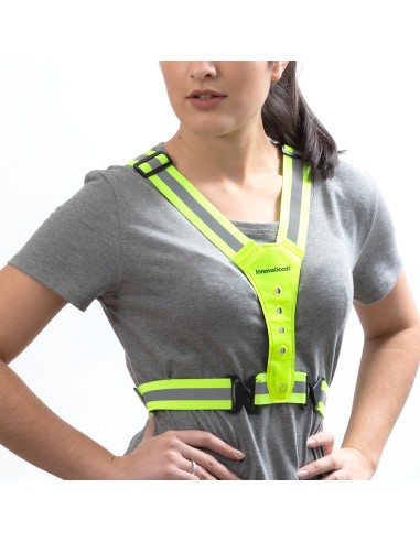 Arnés reflectante con led para deportistas innovagoods