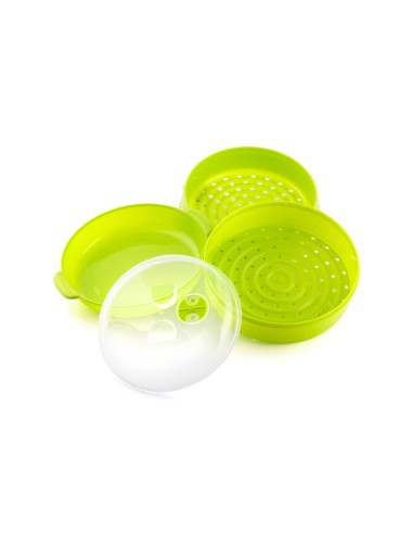 Vaporera doble para microondas fresh ø22 x...
