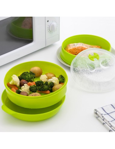 Vaporera doble para microondas fresh ø22 x...