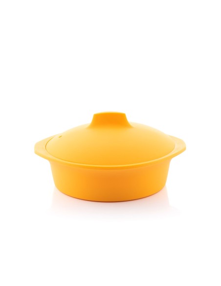 Vaporera de silicona multifunción con recetas 21,5 x 11 x 19,5 cm