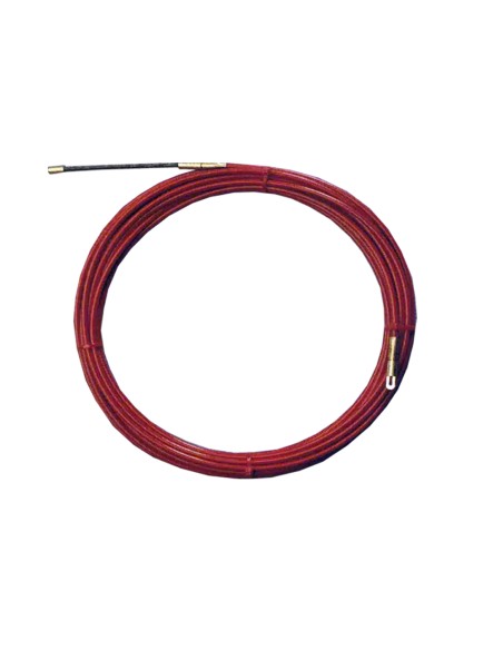 Sonda pasacables guia, acero forrado profesional, 30 m x 3,9 mm