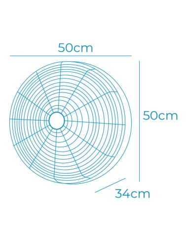 Ventilador pared mando a distancia, negro,...