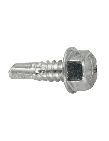 Caja m 50 unid. tornillo rosca chapa hexagonal...