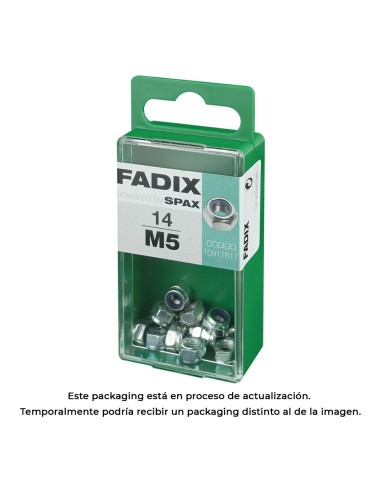 Caja s 14 unid. tuerca con autofreno cinc m 5 fadix