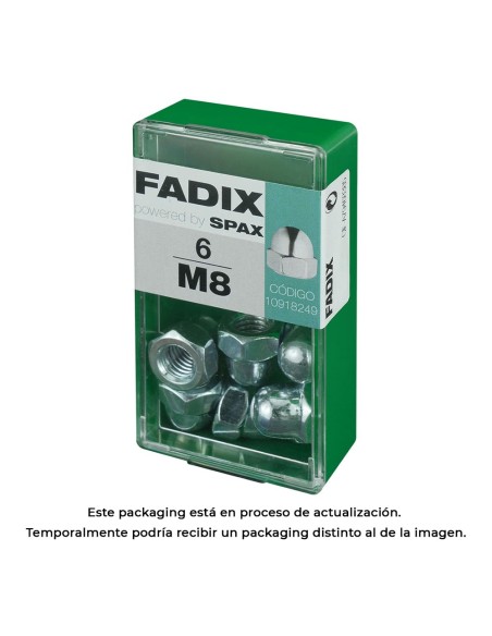 Caja s 6 unid. tuerca ciega cinc m 8 fadix