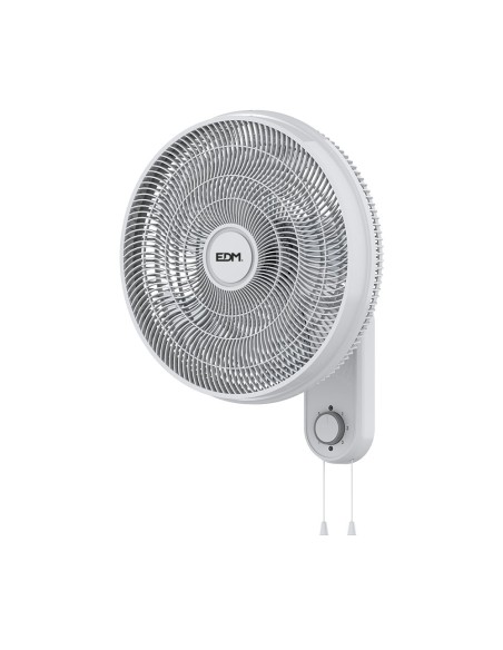 Ventilador pared blanco, potencia 55 w, aspas ø40 cm