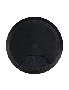 Blister tapon pasacables tpc01 ø60x22mm negro 90324 edm