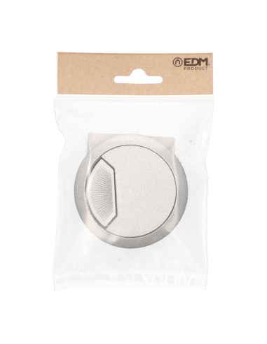 Blister tapon pasacables tpc01 ø60x22mm plata...