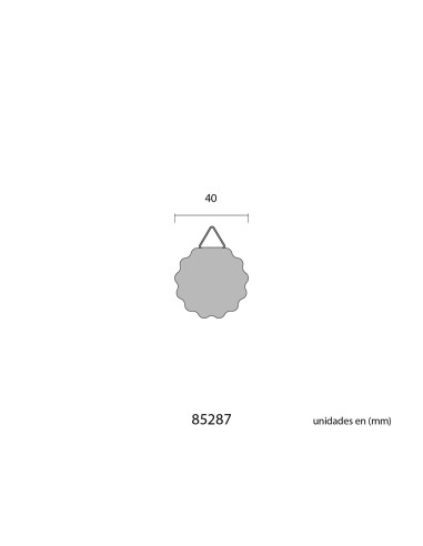 Pack 5 uds. anilla adhesiva para cuadros