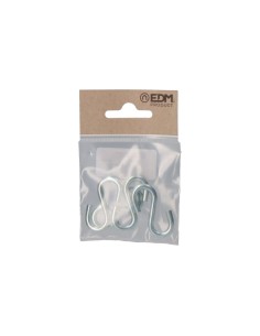 Pack 4 uds. gancho forma "s" 40 mm zincado 2