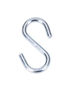 Pack 3 uds. gancho forma "s" 50 mm zincado