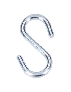 Pack 2 uds. gancho forma "s" 60mm zincado