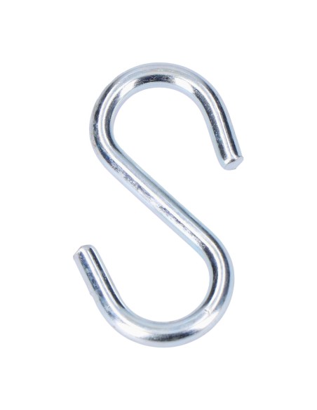 Pack 2 uds. gancho forma "s" 60mm zincado
