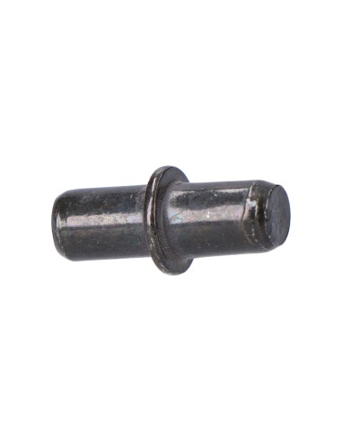 Pack 16 uds. porta-estante de hierro redondo nº 5 negro