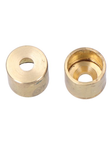 Pack 2 uds. soporte barra ø12 mm latón