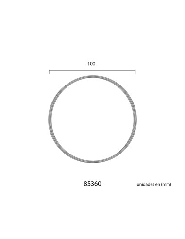 Alambre aluminio plata, calibre ø1,5 mm x 5 m