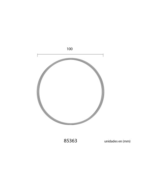 Alambre aluminio rojo, calibre ø1,5 mm x 5 m