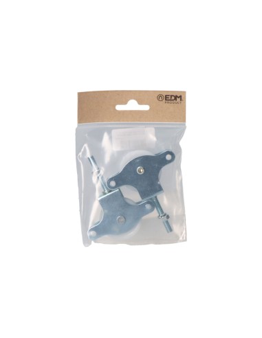 Pack 2 uds. polea nylon 40 mm tornillo