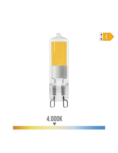 Bombilla g9 led 5 w 575 lm 4000 k luz día cristal