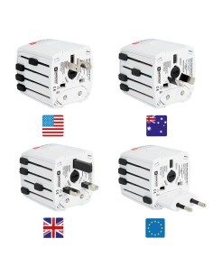 Multi adaptador de viaje skross 1302180 2