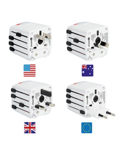 Multi adaptador de viaje skross 1302180