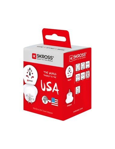 Adaptador mundial a estados unidos skross...