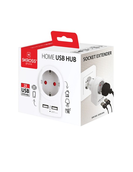 Adaptador europeo usb skross 1500282