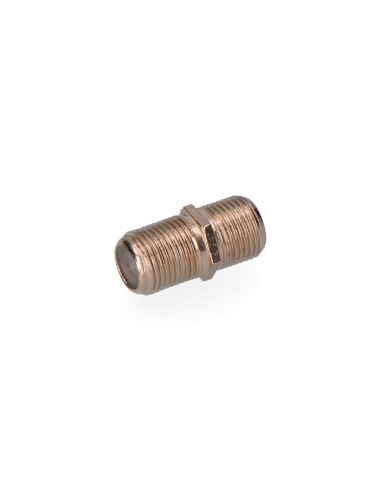 Conector empalmador "f" macho-macho parabólica retractilado