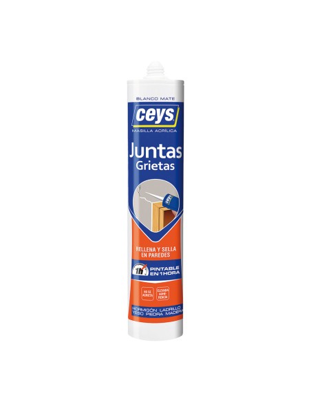 Ceys juntas grietas blanco cartucho 280 ml