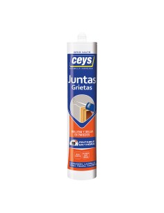 Ceys juntas grietas gris cartucho 280 ml
